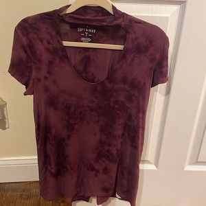American Eagle keyhole t shirt. Size small